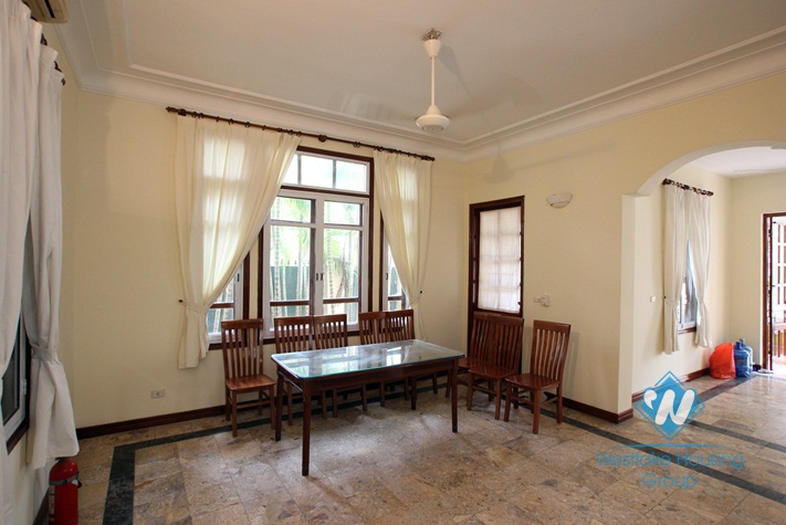 House with yard available for rent in To Ngoc van, Tay Ho district, Hanoi